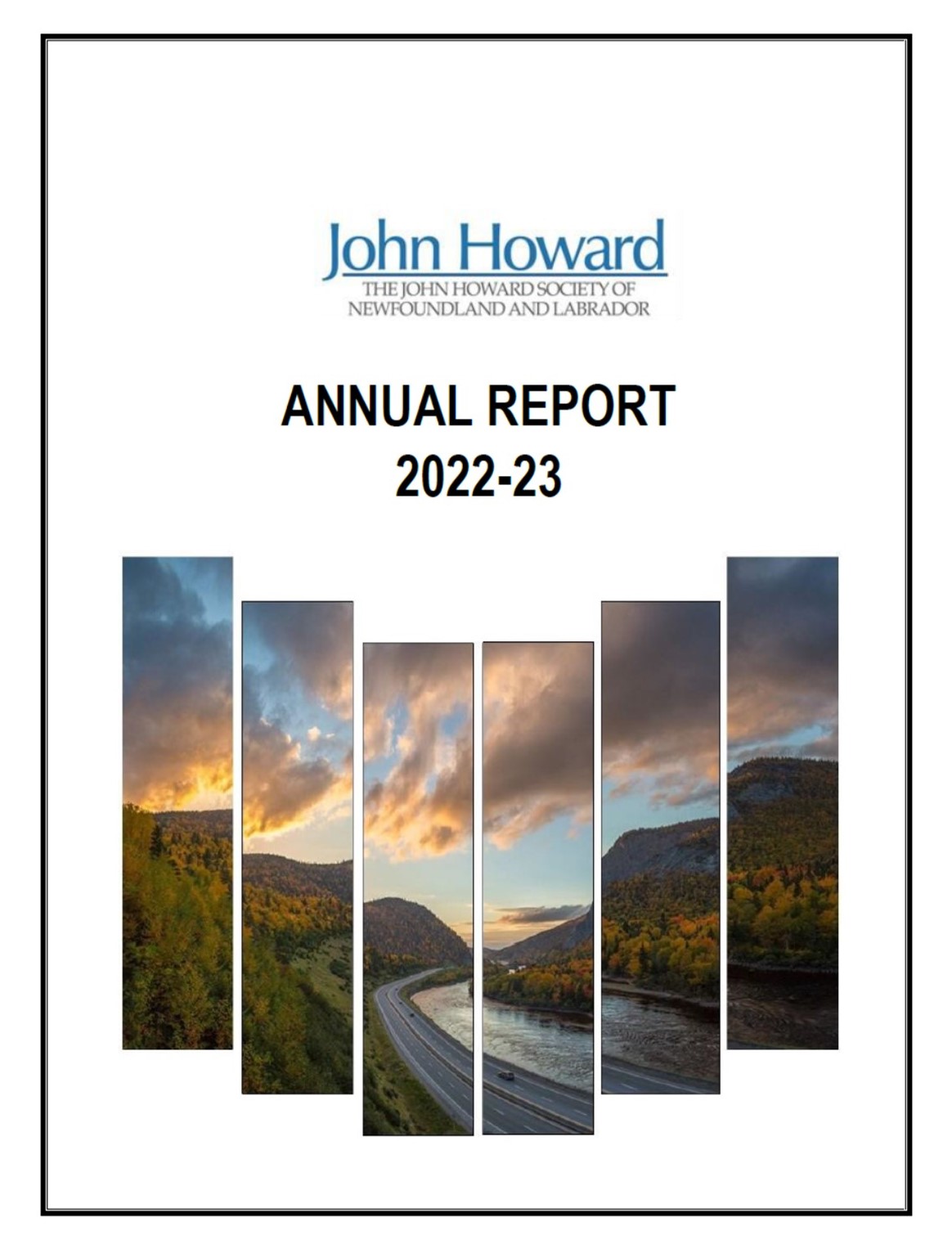 202223 Annual Report The John Howard Society NL